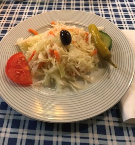 "Side salad (Krautsalad)"
